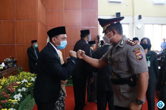 Wakapolresta Hadiri Pengucapan Sumpah PAW DPRD Mataram